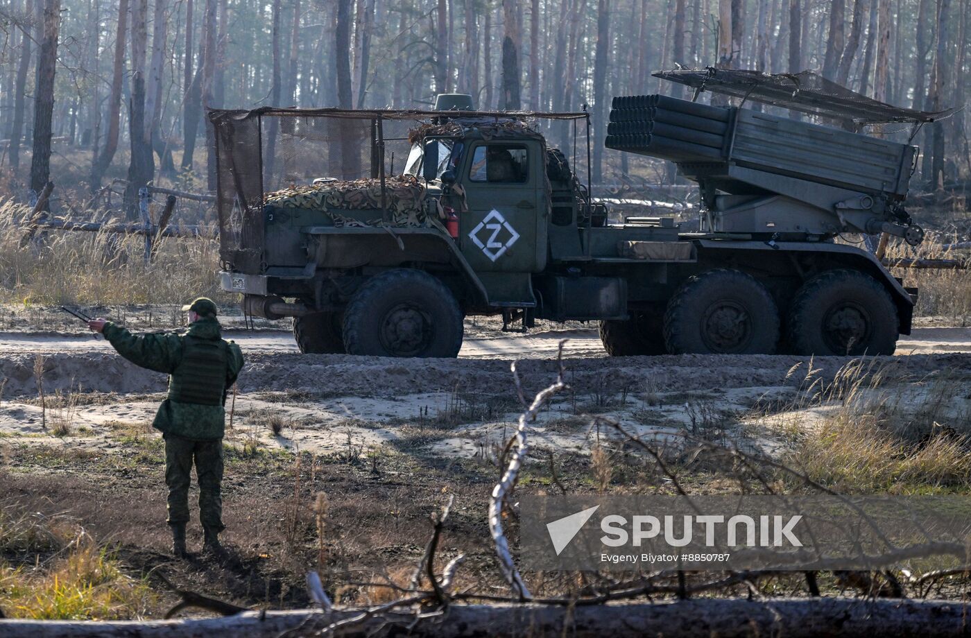 Russia Ukraine Military Operation Artillery Units