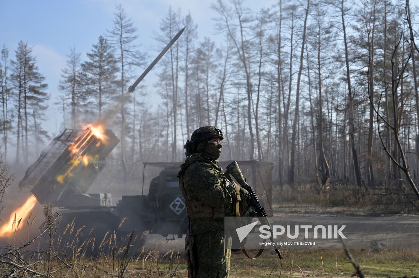 Russia Ukraine Military Operation Artillery Units