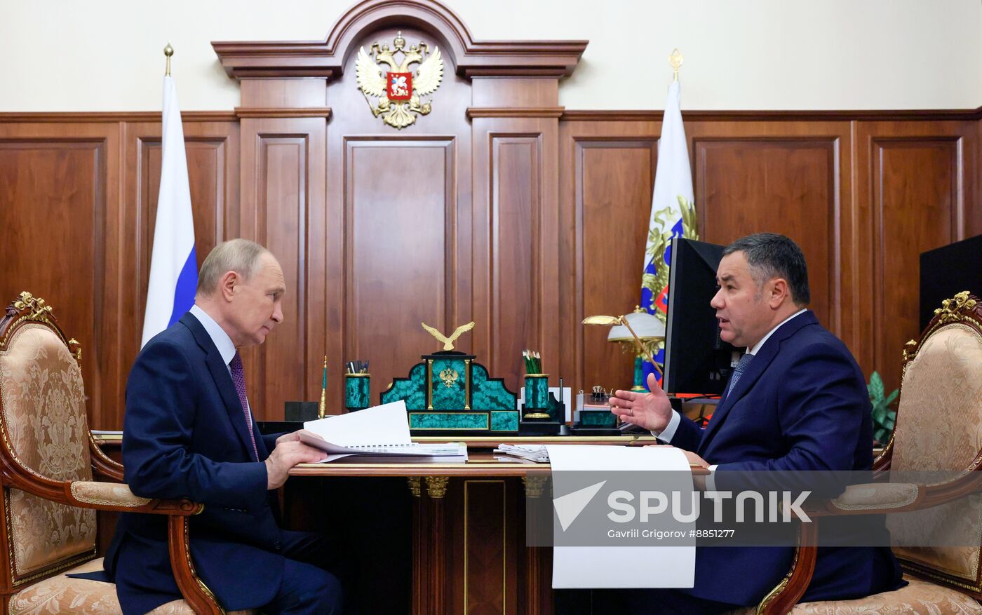 Russia Putin Tver Region Governor
