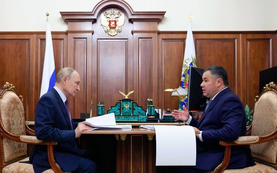 Russia Putin Tver Region Governor