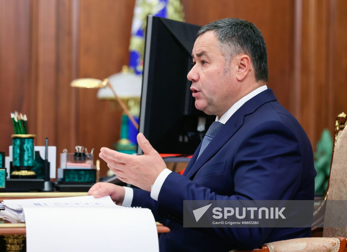 Russia Putin Tver Region Governor