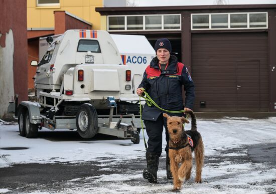 Russia Rescue Dogs Training