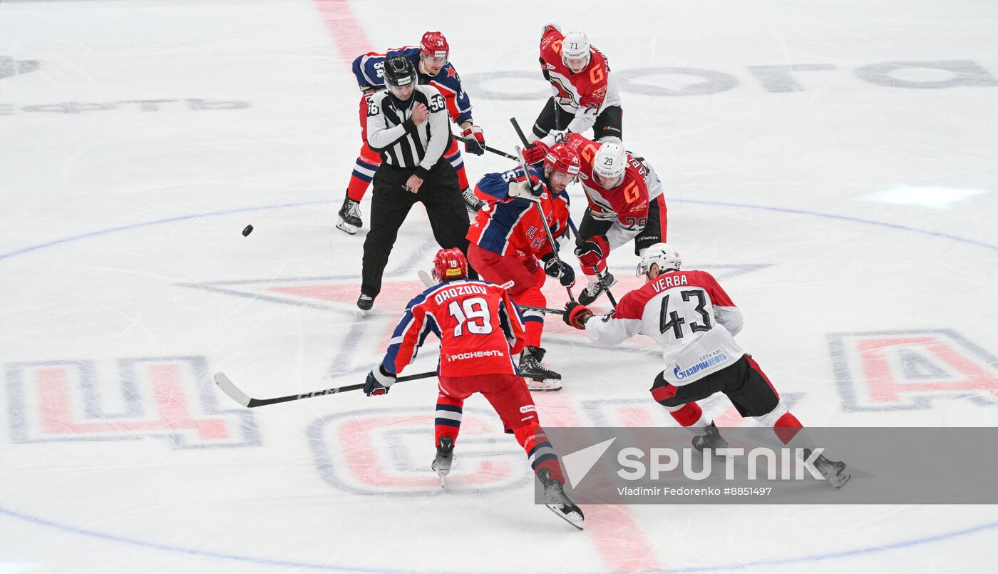 Russia Ice Hockey Kontinental League CSKA - Avangard