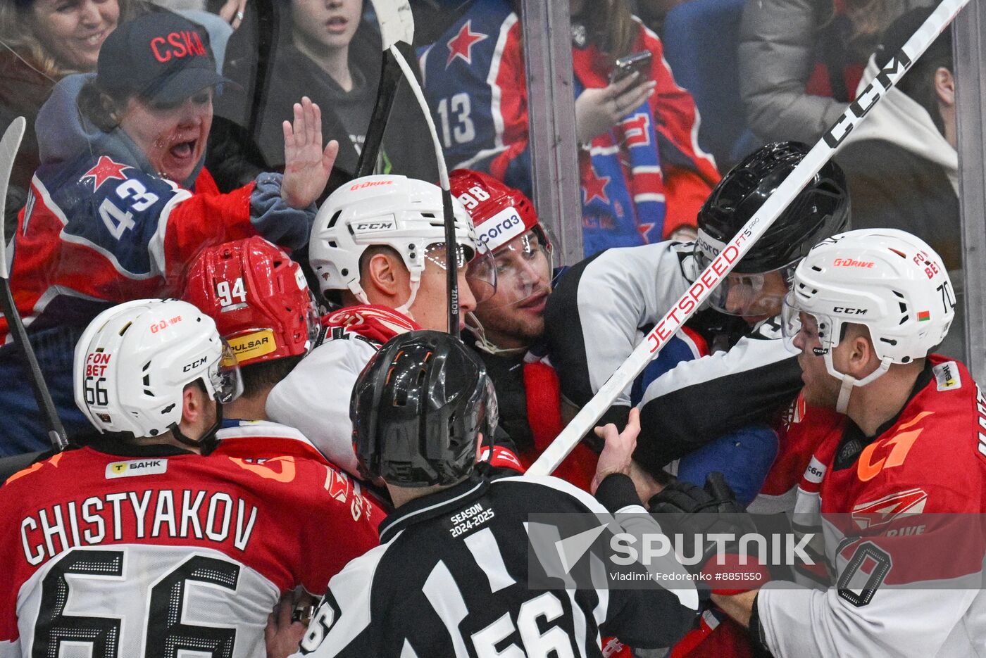 Russia Ice Hockey Kontinental League CSKA - Avangard