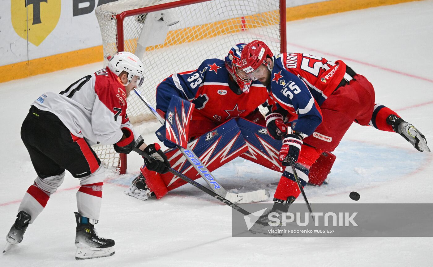 Russia Ice Hockey Kontinental League CSKA - Avangard