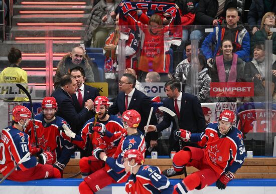 Russia Ice Hockey Kontinental League CSKA - Avangard