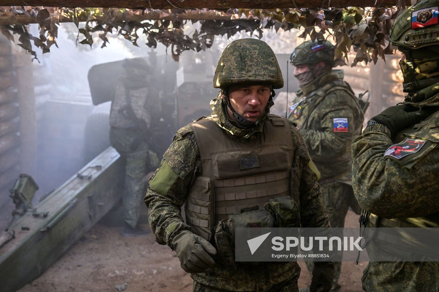 Russia Ukraine Military Operation Artillery Unit