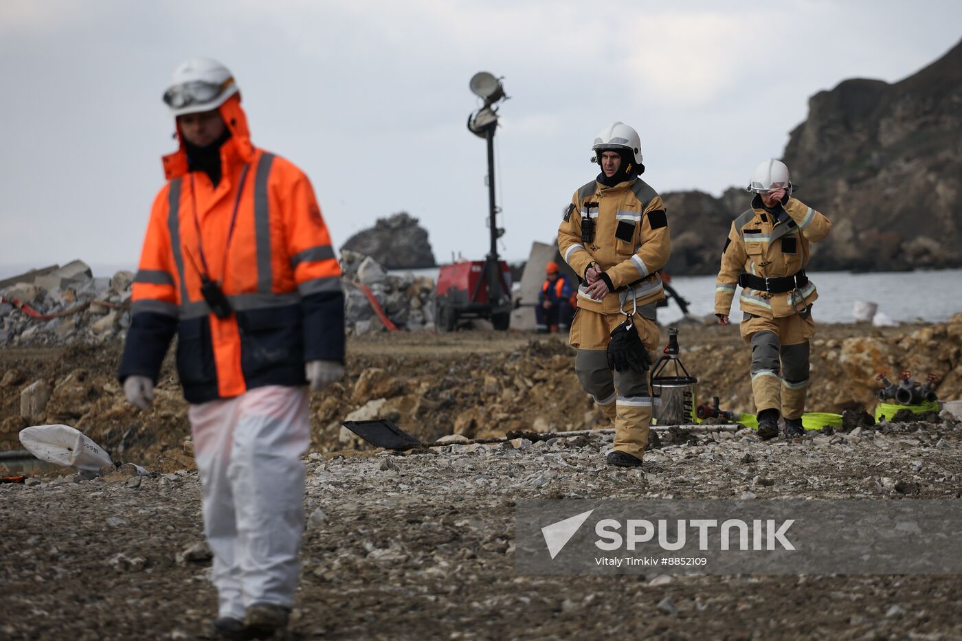 Russia Tankers Crash Aftermath