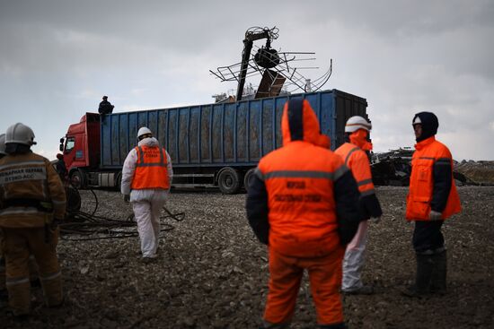 Russia Tankers Crash Aftermath