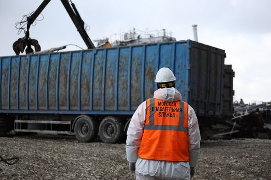 Russia Tankers Crash Aftermath