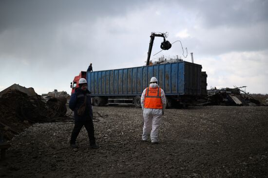 Russia Tankers Crash Aftermath