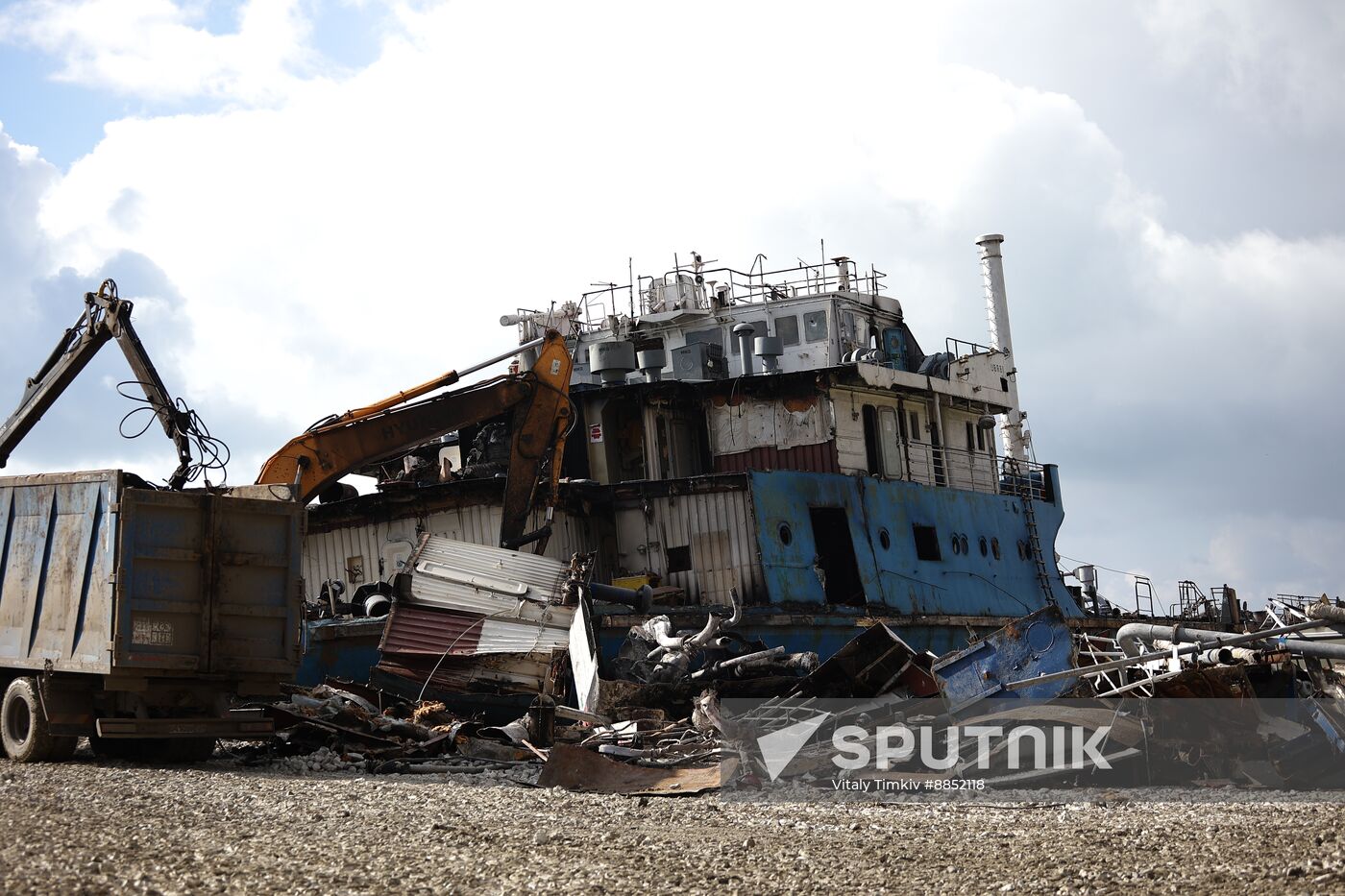 Russia Tankers Crash Aftermath