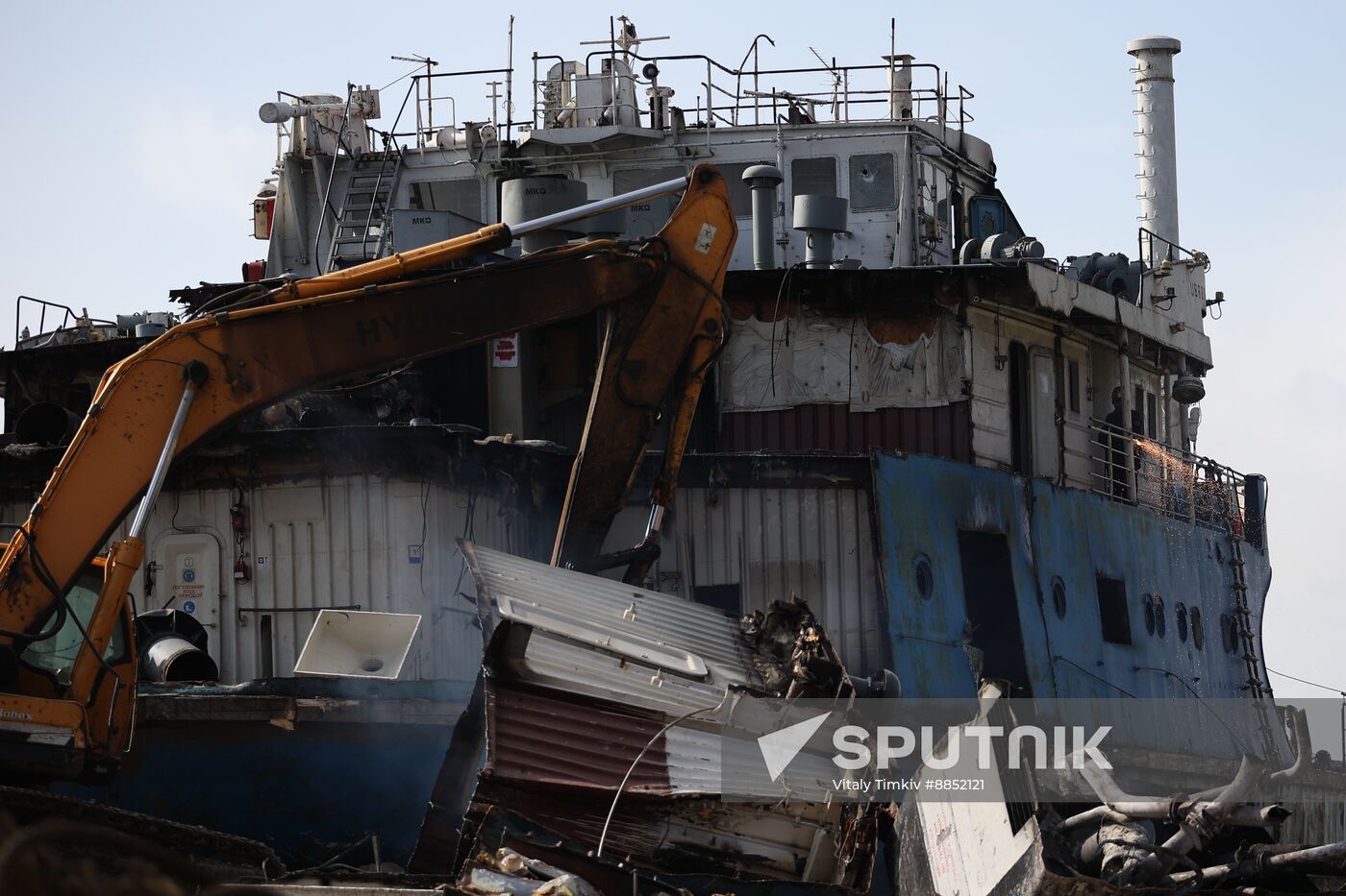 Russia Tankers Crash Aftermath