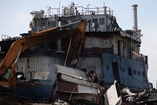 Russia Tankers Crash Aftermath