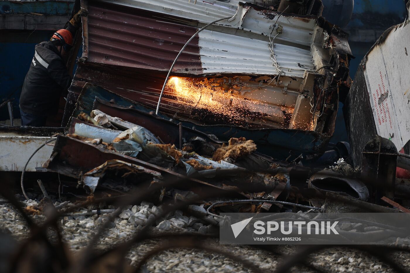 Russia Tankers Crash Aftermath