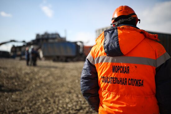 Russia Tankers Crash Aftermath