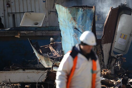 Russia Tankers Crash Aftermath