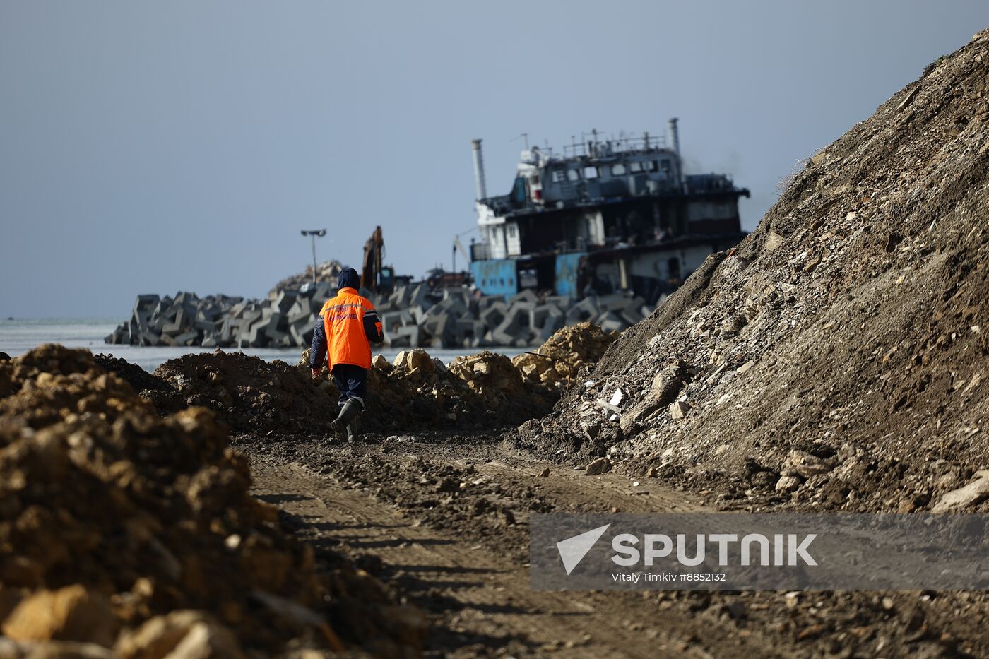 Russia Tankers Crash Aftermath