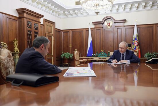 Russia Putin Kursk Region Acting Governor