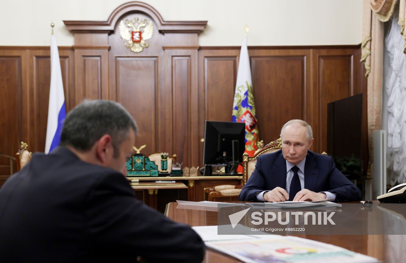 Russia Putin Kursk Region Acting Governor