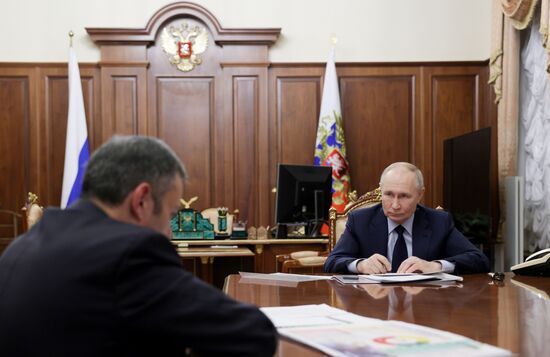 Russia Putin Kursk Region Acting Governor