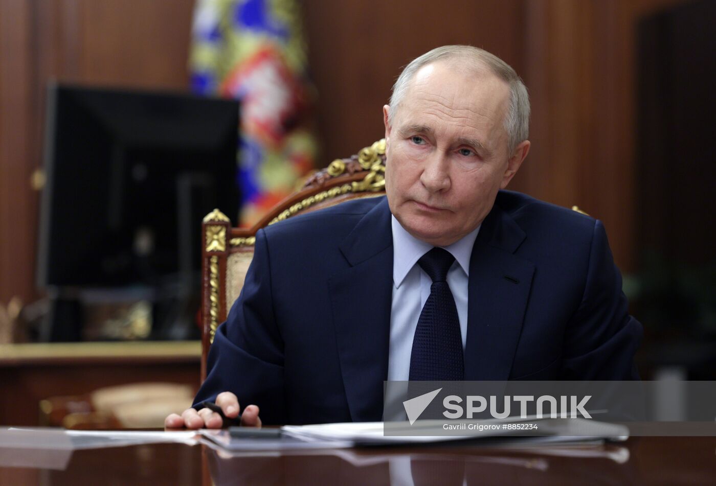 Russia Putin Kursk Region Acting Governor