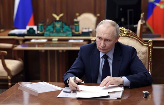 Russia Putin Kursk Region Acting Governor