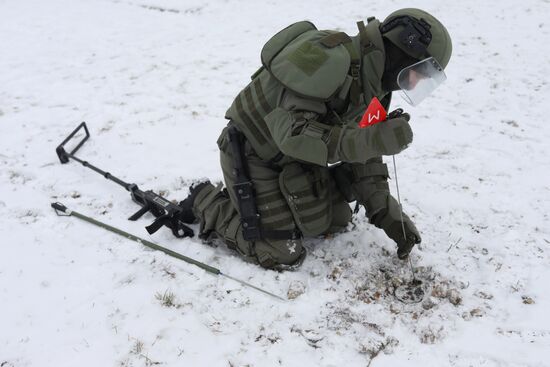 Russia Engineer Sappers Training