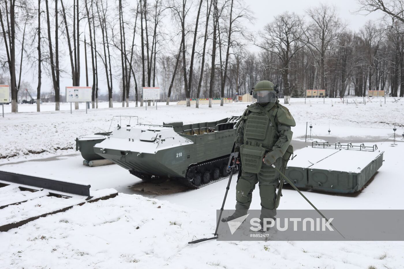 Russia Engineer Sappers Training