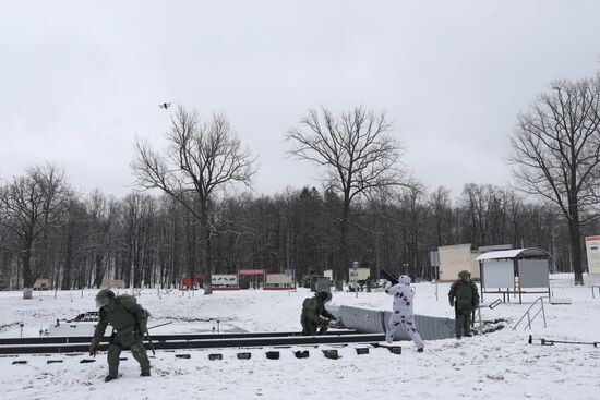 Russia Engineer Sappers Training