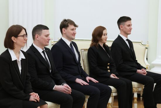 Russia Putin Young Scientists Prize