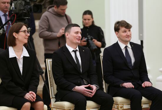 Russia Putin Young Scientists Prize