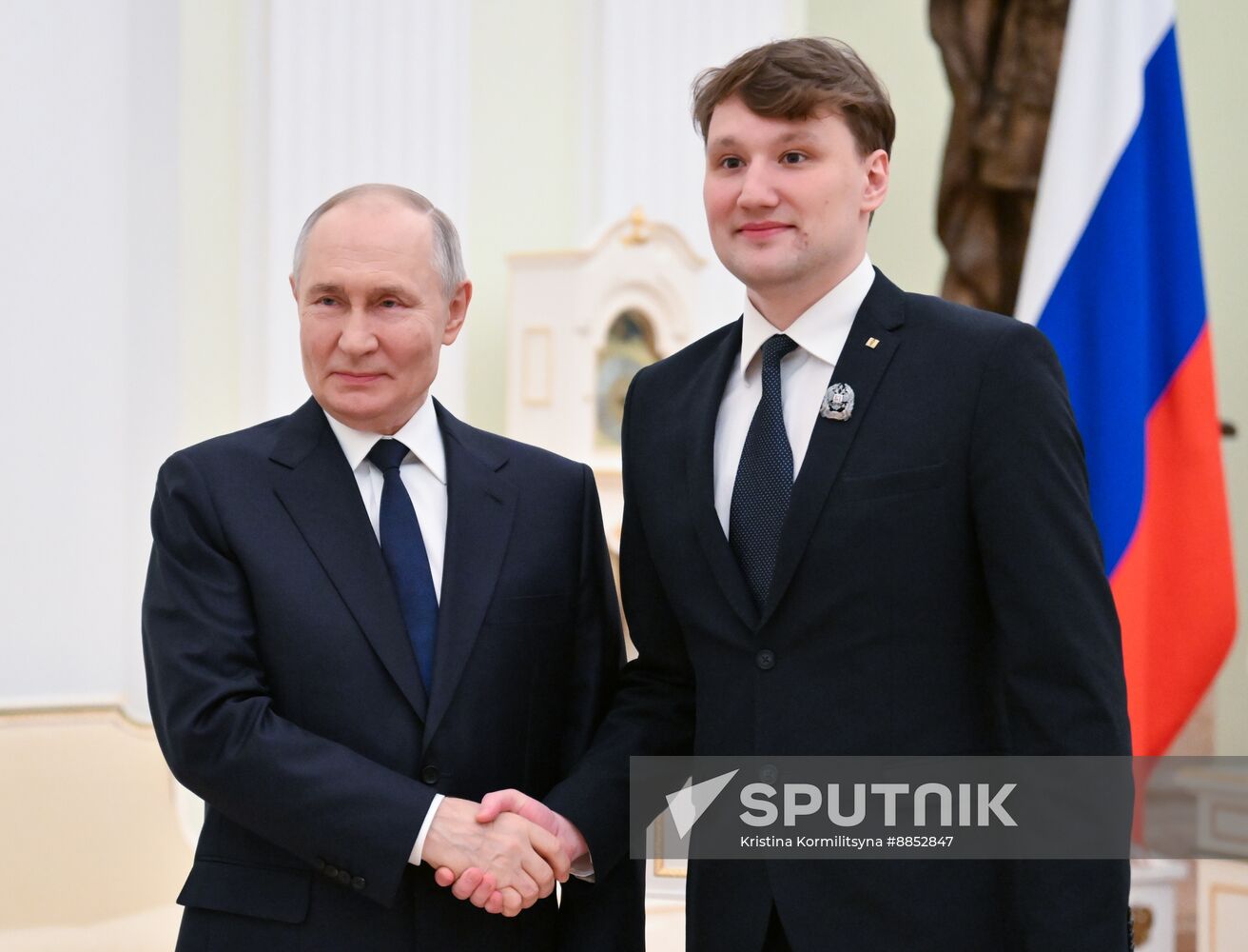 Russia Putin Young Scientists Prize