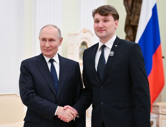 Russia Putin Young Scientists Prize