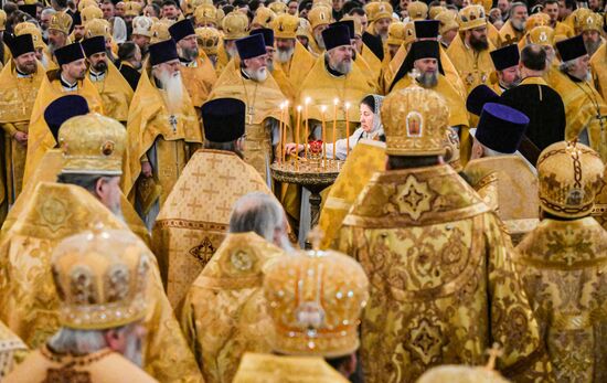 Russia Religion Patriarch Enthronement Anniversary