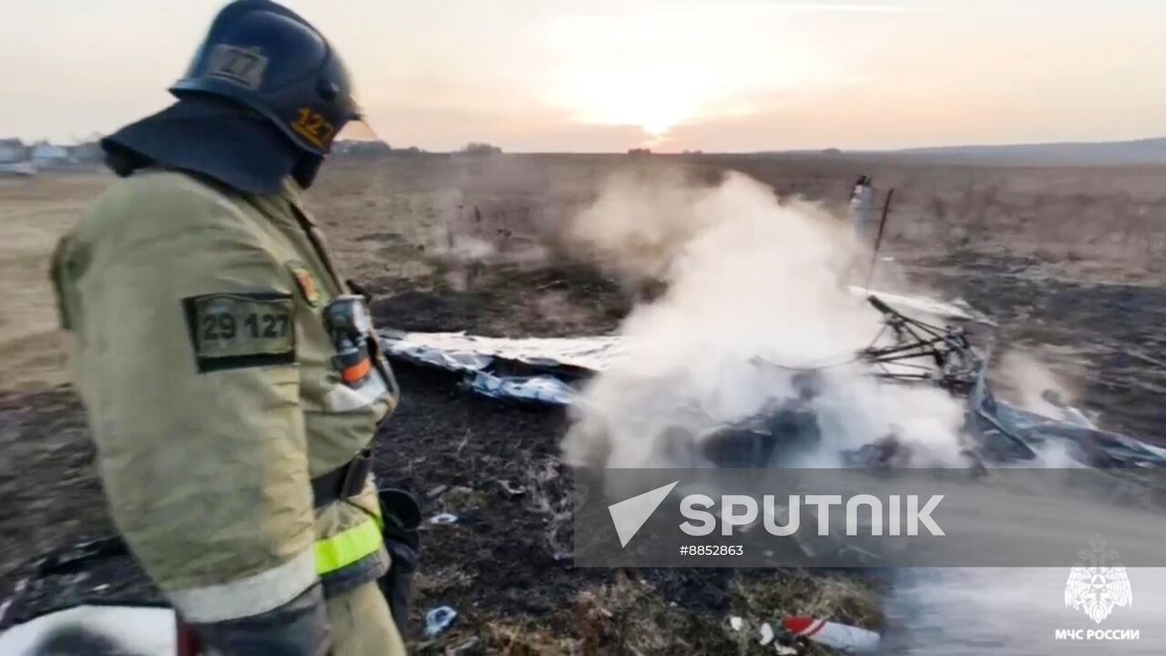 Russia Light Aircraft Crash