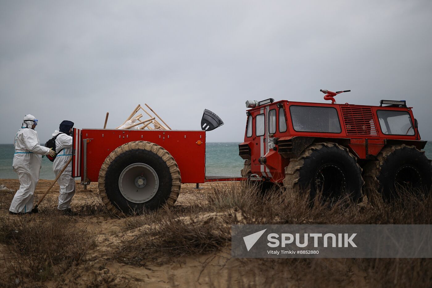 Russia Tankers Crash Aftermath