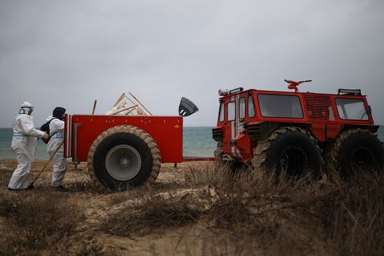 Russia Tankers Crash Aftermath