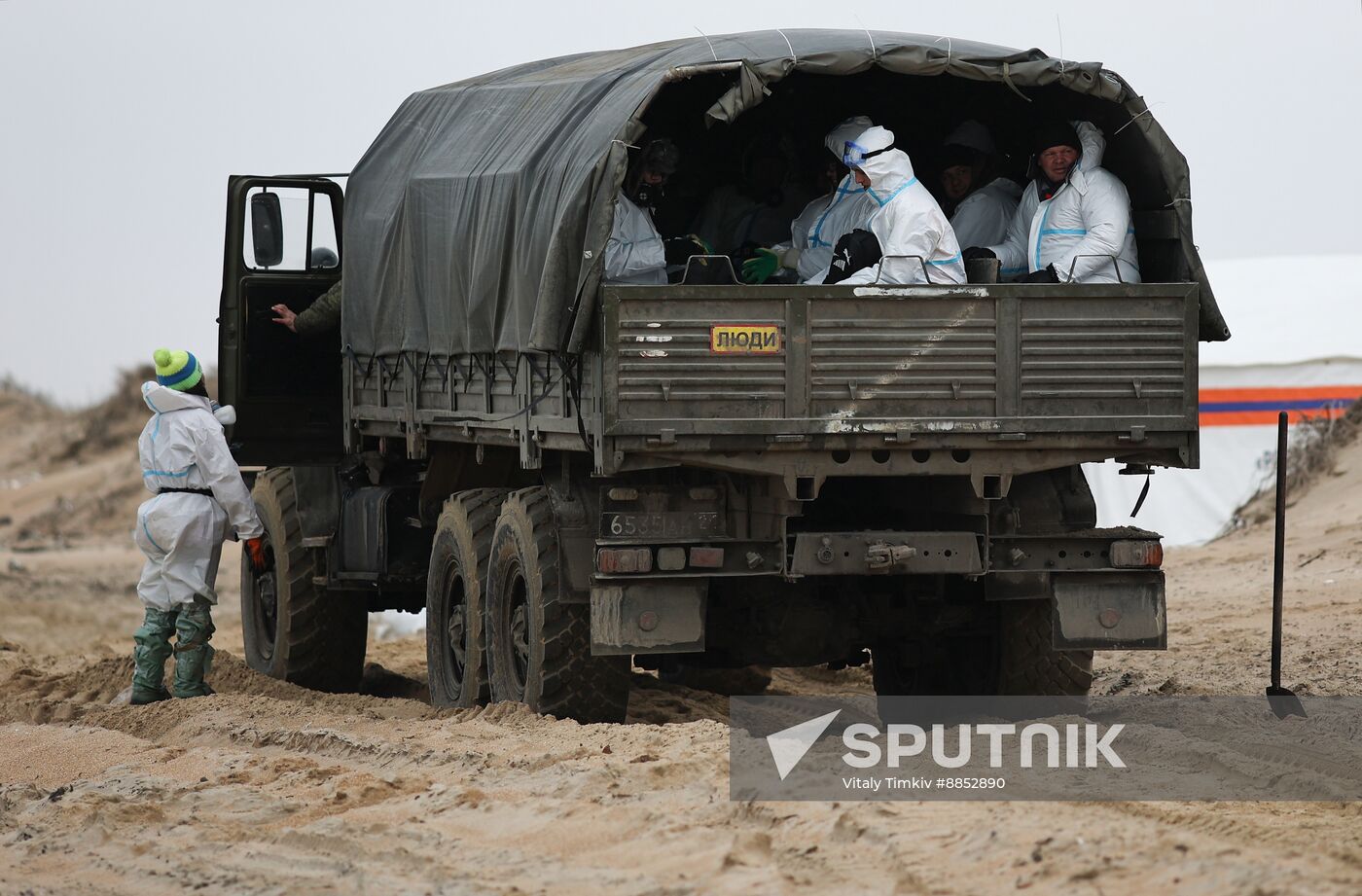 Russia Tankers Crash Aftermath