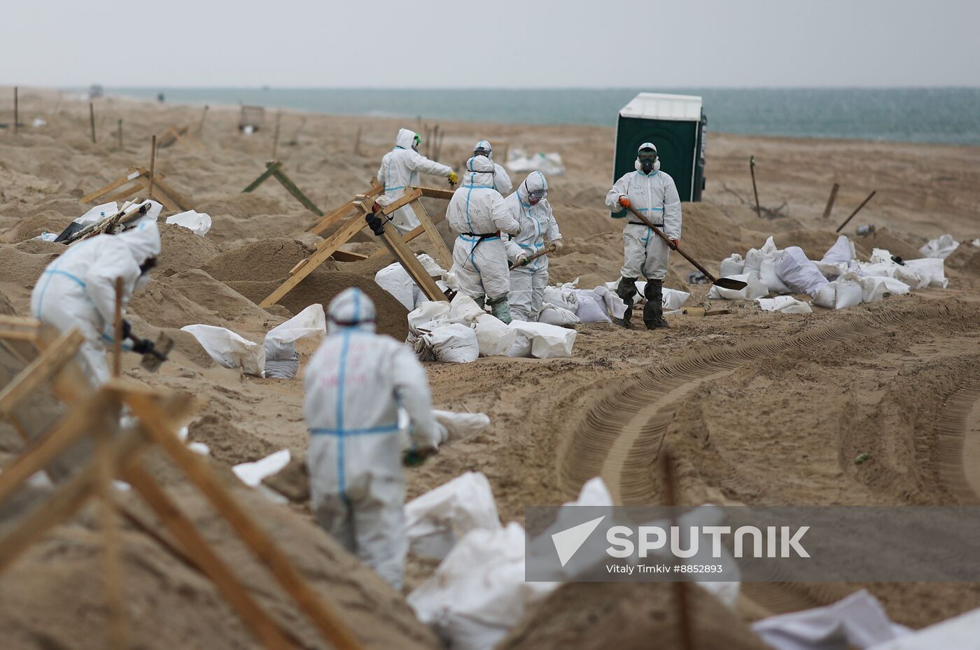 Russia Tankers Crash Aftermath