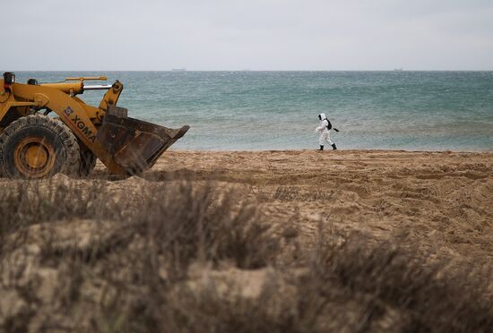 Russia Tankers Crash Aftermath