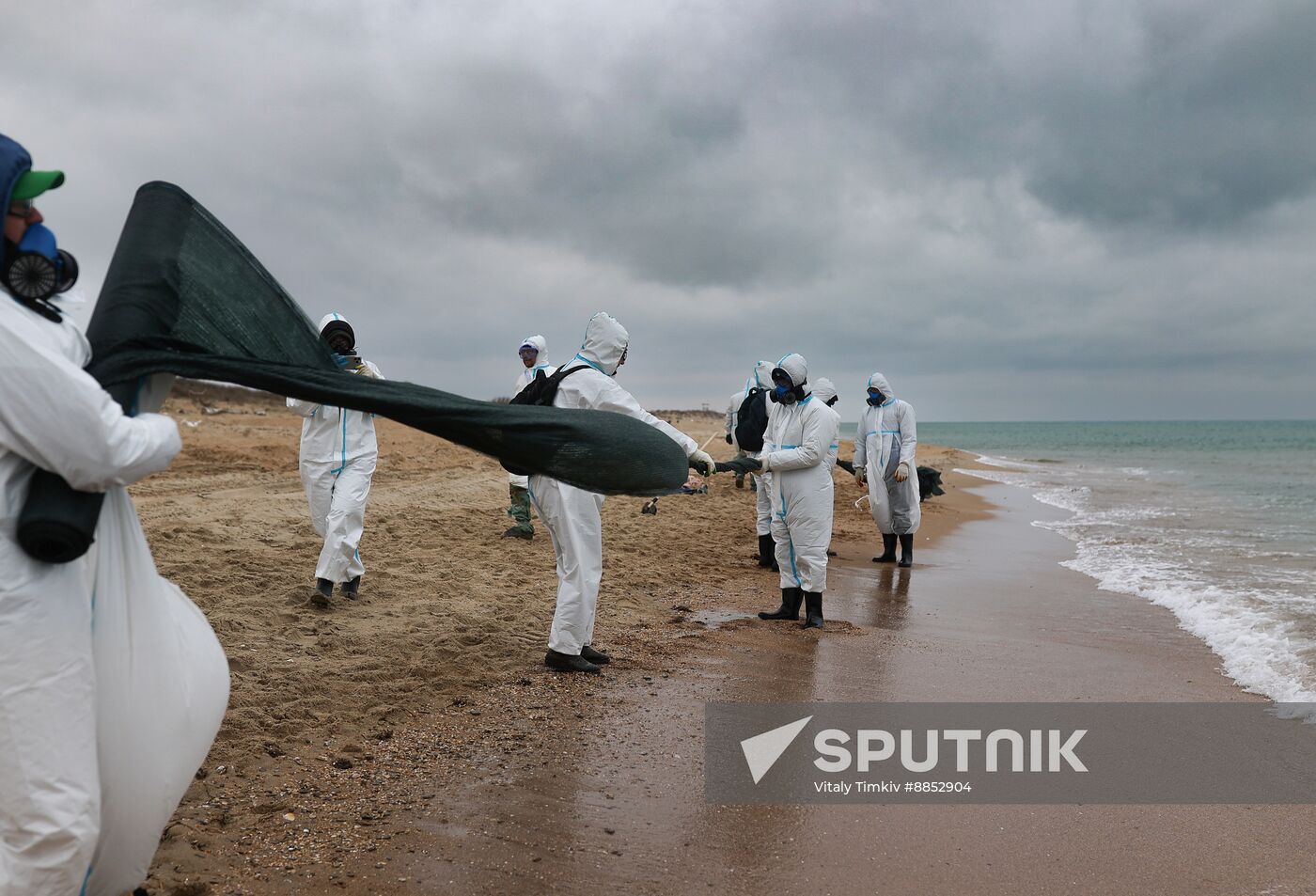 Russia Tankers Crash Aftermath