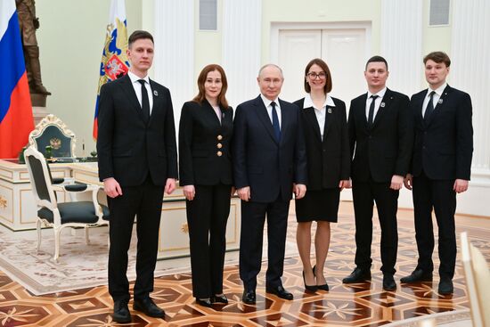 Russia Putin Young Scientists Prize