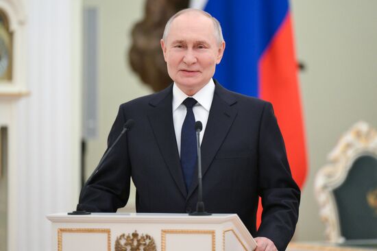 Russia Putin Young Scientists Prize