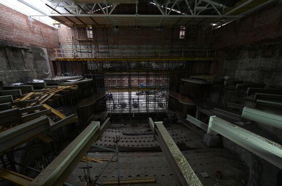 Russia DPR Theatre Rebuilding