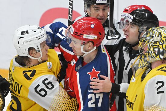 Russia Ice Hockey Kontinental League CSKA - Severstal