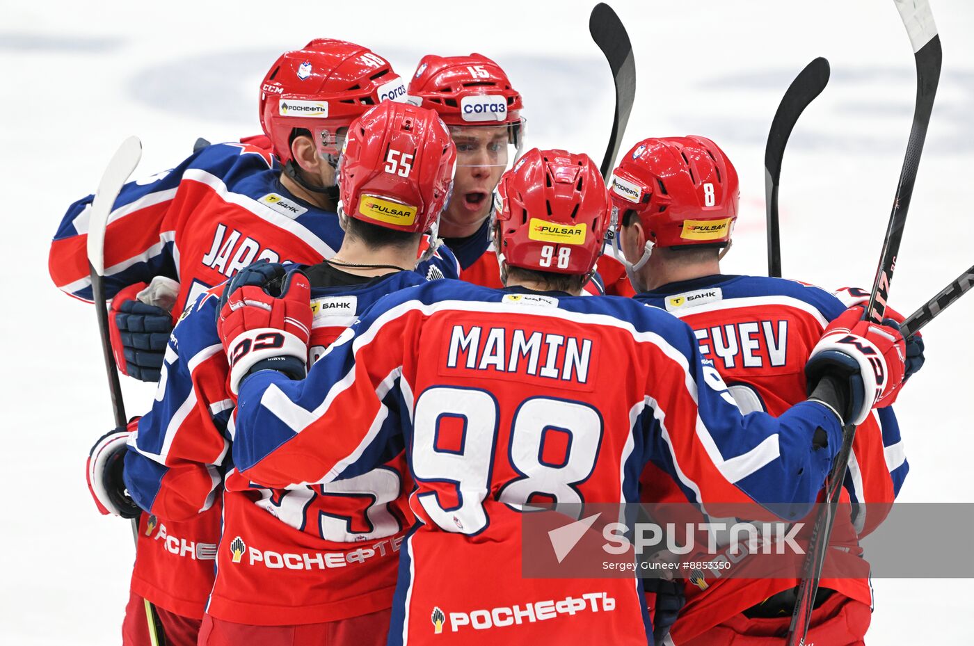 Russia Ice Hockey Kontinental League CSKA - Severstal