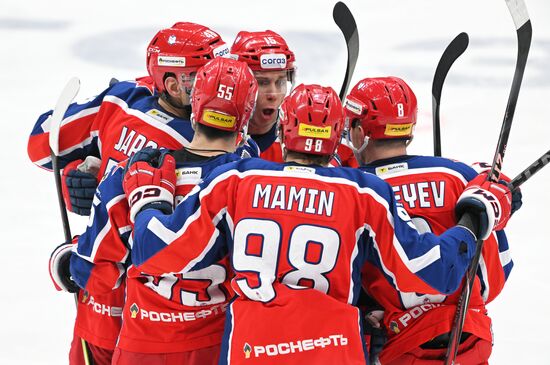 Russia Ice Hockey Kontinental League CSKA - Severstal