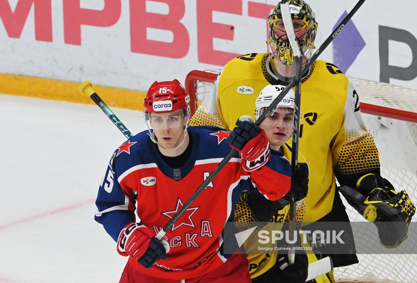 Russia Ice Hockey Kontinental League CSKA - Severstal