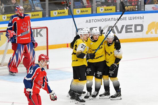 Russia Ice Hockey Kontinental League CSKA - Severstal